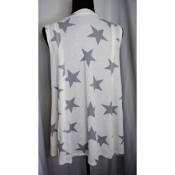 Altar'd State Star Waffle Tunic  Small Top - Picture 4 of 8